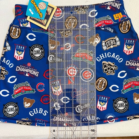 Chicago Cubs Blue and Red Mini Skort - Picture 2 of 9